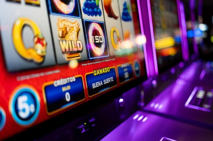 Aplikasi 77luck menampilkan kasino langsung dan pasar taruhan sportsbook di layar mobile