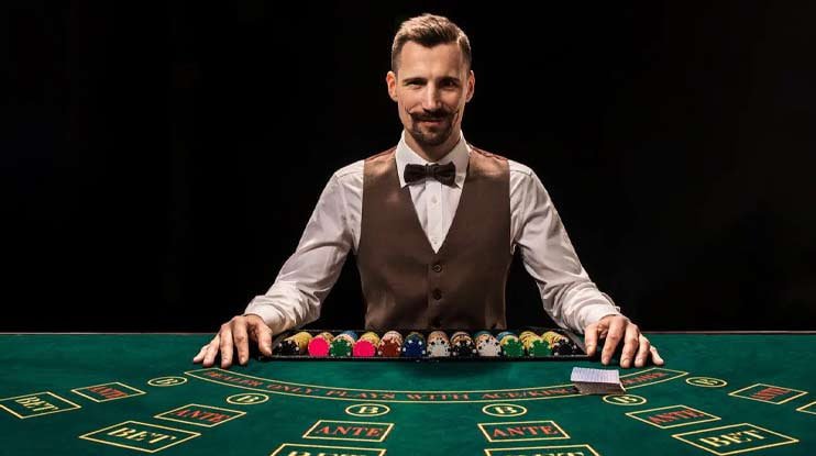 Tata letak permainan Fortune Tiger menunjukkan zona taruhan berstempel, papan pemimpin, dan jendela streaming dealer